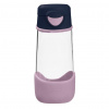 B.box Šport fľaša na pitie 450 ml Indigo/ružová