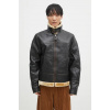 Kožená bunda Alpha Industries B3 Leather pánska, hnedá farba, prechodná, 148114