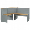 Záhradná lavica, lavička - Lavička s operadlom dreva 151 x 118,5 cm (Lavička s operadlom dreva 151 x 118,5 cm)
