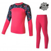 Sensor Merino Impress Set - Magenta/Floral 140 cm