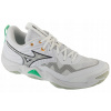 MIZUNO WAVE MOMENTUM ELITE (42,5) Pánske volejbalové topánky Sieťovina Biela