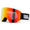 okuliare HORSEFEATHERS COLT GOGGLES BLACK/MIRROR RED + doprava zdarma