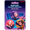 Pyramid International K-Pop Demon Hunters: Pin-Back Buttons 3-Pack (Odznaky)