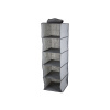 Verk 01327 Závesný organizér s 5 priehradkami 30x30x100cm šedá
