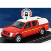 Alarme Nissan Navara Double Cabine Pick-up Closed Vltt Sdis 42 Sapeurs Pompiers 2011 1:43 Červená biela