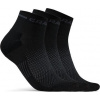 Funkční ponožky CRAFT CORE Dry Mid 5-pack - černá Velikost: 40-42