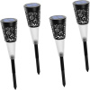 LED solárna lampa - 5 LED - zapichovacia - 600 mAh - 4 ks / balenie