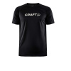 Pánske Tričko CRAFT CORE UNIFY LOGO TEE M 1911786-999000 – Čierna