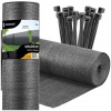 Sn0068 svetlá antracitová tieniaca sieť 185 g/m2 1,7 x 10 m Springos