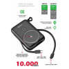 SWISSTEN POWER BANK 10000 mAh PD 20W S INTEGROVANÝMI KABELY USB-C A LIGHTNING (kompatibilní s MagSafe) 22013933 Swissten