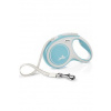 Vodítko Flexi New Comfort M opasok 5m/25kg light blue