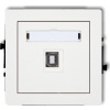 Karlik Zásuvka USB-AB Karlik Deco DGUSB-3 single 2.0 bílá