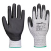 PORTWEST Rukavice A124, nitrilové, diamantové, pletené PU, Grip 13, 12 párů POR-A124G8RXXXL 3XL Šedá/černá