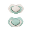 Canpol set symetrických silikon cumlíkov 2 ks Pure Color Green