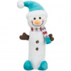 Xmas SNOWMAN, plyšový snehuliak s pet fliaš vo vnútri, 38 cm