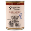 Simpsons Premium Venison & Rabbit Casserole - bezobilné krmivo pre dospelých psov s divinou, králikom a zeleninou - 24x 400 g