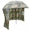 NGT Dáždnik s bočnicou Camo Brolly with Side Sheet 2,2m (FBB-BROLLY-45-SIDE-CAM)