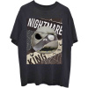 Tričko Disney - The Nightmare Before Christmas Nightmare Skull Čierna S