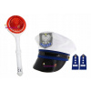 Kostým, maska - Skvelý policajt set čiapka + veľkosti pagónov l (Skvelý policajt set čiapka + veľkosti pagónov l)