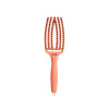 Olivia Garden FingerBrush Medium Coral Hairbrush - Antistatická kefa na vlasy