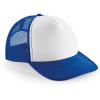 BEECHFIELD B 645 VINTAGE TRUCKER / 5 panelová šiltovka - bright royal/white Univerzálna