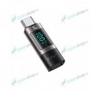 OTG adaptér YESIDO GS24 USB-C to USB-C s LED displejom čierny