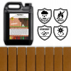 Impregnácia na drevo s farbou PERFECT WOOD 10 L ZLATÝ DUB 120 m2