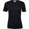 Tee Jays | 580, Dámske tričko Interlock, čierna, L