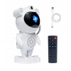 PROJEKTOR HVIEZD pre Deti ASTRONAUT s Bluetooth Reproduktorom, LED Nočná Lampa + DIAĽKOVÉ OVLÁDANIE