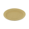Nideko Papierový tanier plytký Ø 23 cm | hnedý | 100 ks