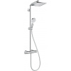 Hansgrohe Sprchový systém Crometta E na stěnu s termostatickou baterií chrom 27281000