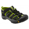 Keen Newport H2 Jr black/lime green dětské outdoorové sandály i do vody - 36 EUR