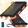 SOLAR POWERBANK 26800 mAh BATERKA LED KOMPAS VODOTESNÝ CAMPING TURISTIKA