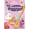 Maľovanky A4 so samolepkami Disney Princezné