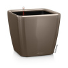 Kvetináč Lechuza Quadro 21 (20cm) Barva: Taupe kompletný set