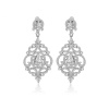 NASSARIUS CUBIC ZIRCONIA NÁUŠNICE RETRO VINTAGE CRYSTAL (NASSARIUS CUBIC ZIRCONIA NÁUŠNICE RETRO VINTAGE CRYSTAL)
