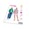 Strih Burda 5847 - Blúzka, košeľa