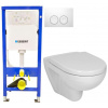 GEBERIT DuofixBasic s bielym tlačidlom DELTA21 + WC JIKA LYRA PLUS + SEDADLO duraplastu 458.103.00.1 21BI LY6