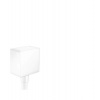 HansGrohe Fixfit - Prípojka hadice Square so spätným ventilom, matná biela 26455700
