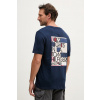 Tommy Hilfiger basic tričko pánske bavlnené MW0MW42394 tmavomodrá L