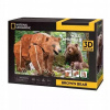 Cubic Fun 3D puzzle National Geographic Ohrozené zvieratá - Medveď Brunatny