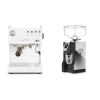 Ascaso Steel DUO PID, White&Wood + Eureka Mignon Specialita, NX black