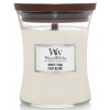 WOODWICK White Teak vonná sviečka 275 g