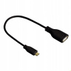 Hama 0.15 m USB2.0-A/micro USB2.0-B USB 2.0 Micro-B čierna