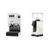 Gaggia New Classic EVO, white + Eureka Mignon Silenzio, BL white