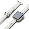 Ringke Leather One Padded Slim – Kožený remienok pre Apple Watch SE (40mm) – Biely KF2335881