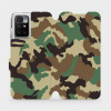 Flipové pouzdro Mobiwear - Xiaomi Redmi 10 - V111P Maskáče (Knížkové flip pouzdro, obal, kryt na mobil Xiaomi Redmi 10 - V111P Maskáče, materiál Umělá kůže + TPU - ochrana 360°, stojánek, silikonová v