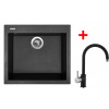 Sinks CUBE 560 Granblack + Vitalia GR G9530