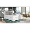 ArtElta Manželská posteľ AMADEO Boxspring s LED osvetlením | 140 x 200 cm Farba: BAO 09 - Soft 17 (biela ekokoža)