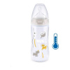NUK Dojčenská fľaša FC+Temperature Control 300 ml BOX-Flow Control cumlík beige krémová